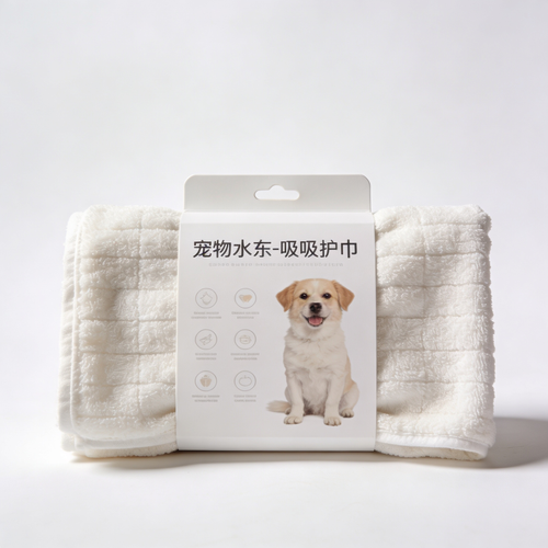 Matopet Hundehandtuch extra saugfähig, Badetuch zum trocknen von Hunden und Katzen, Mikrofaser Hundehandtuch Chenille mit Handtaschen